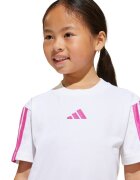 adidas Sportswear Памучна тениска и къс панталон Фуксия/Бял