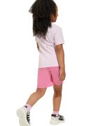 adidas Sportswear Памучна тениска и шорти - 2 части Бял/Розово
