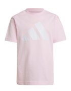 adidas Sportswear Памучна тениска и шорти - 2 части Бял/Розово