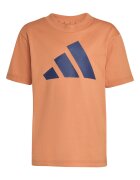 adidas Sportswear Памучна тениска и шорти - 2 части Тъмносин/Бледооранжев