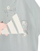 adidas Sportswear Памучна тениска и шорти Tiro_Nster Бял/Зелени аспержи