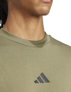 adidas Sportswear Памучна тениска с бродирано лого Каки