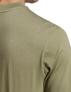 adidas Sportswear Памучна тениска с бродирано лого Каки
