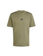 adidas Sportswear Памучна тениска с бродирано лого Каки