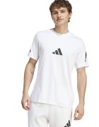 adidas Sportswear Памучна тениска Z.N.E с монограм - Бял/Черен