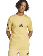 adidas Sportswear Памучна тениска Z.N.E с монограм - Синапено жълто