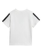 adidas Sportswear Памучни тениска и шорти - 2 части Бял/Черен