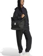 adidas Sportswear Памучно худи с рипс Черен