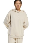 adidas Sportswear Памучно худи с рипс Светло бежово