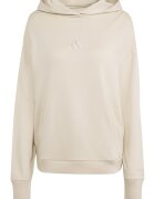 adidas Sportswear Памучно худи с рипс Светло бежово