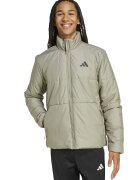 adidas Sportswear Подплатено зимно яке с висока яка - Черен/Сиво-бежов