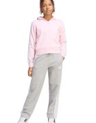 adidas Sportswear Поларен спортен екип с лого Бял/Светло сив/Светлорозов