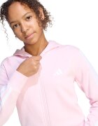 adidas Sportswear Поларен спортен екип с лого Бял/Светло сив/Светлорозов