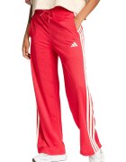 adidas Sportswear Прав спортен панталон с цепки с капси встрани - Червен/Бял