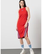 adidas Sportswear Права рокля с цепка встрани - Червен/Бял/Тъмносин