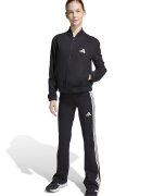 adidas Sportswear Разкроен спортен екип с цип - Черен/Бял