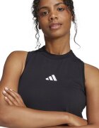 adidas Sportswear Рокля с памук и цепка встрани Черен