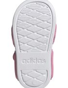 adidas Sportswear Сандали Adilette с велкро и лого Бял/Розово