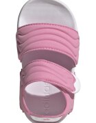 adidas Sportswear Сандали Adilette с велкро и лого Бял/Розово