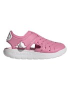adidas Sportswear Сандали от еко кожа с велкро Бял/Розово