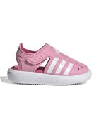 adidas Sportswear Сандали със затворен връх и контрастно лого Пастелнорозов/Бял