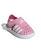 adidas Sportswear Сандали със затворен връх и контрастно лого Пастелнорозов/Бял