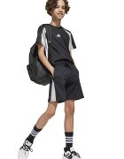 adidas Sportswear Шорти с памук и лого Черен/Светло сив