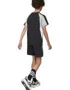 adidas Sportswear Шорти с памук и лого Черен/Светло сив