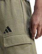 adidas Sportswear Шорти с връзка Черен/Бледозелен