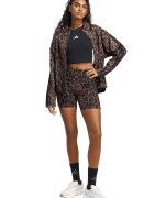 adidas Sportswear Шорти за колоездене с принт Тъмнокафяв/Светлокафяв