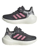 adidas Sportswear Скосени спортни обувки Tensaur Run 3.0 Черен/Светло сив/Мръснобял