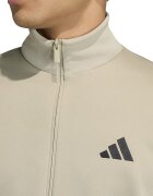 adidas Sportswear Слим спортен екип с лого Бежов