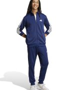 adidas Sportswear Слим спортен екип с лого Бял/Тъмносин
