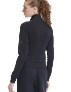 adidas Sportswear Слим суитшърт с модал с цип Черен
