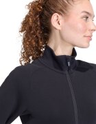 adidas Sportswear Слим суитшърт с модал с цип Черен