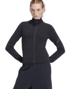 adidas Sportswear Слим суитшърт с модал с цип - Черен