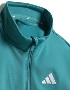 adidas Sportswear Спортен екип Essentials Climacool с цип Бял/Тъмнозелен/Персийско зелено