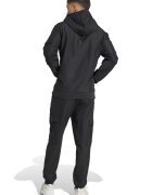 adidas Sportswear Спортен екип с качулка джобове и лого Черен