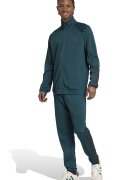 adidas Sportswear Спортен екип с контрасти Stadium Избеляло черно/Тъмнозелен