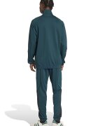 adidas Sportswear Спортен екип с контрасти Stadium Избеляло черно/Тъмнозелен