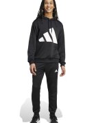 adidas Sportswear Спортен екип с лого Бял/Черен