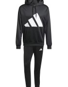 adidas Sportswear Спортен екип с лого Бял/Черен