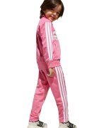adidas Sportswear Спортен екип с лого Бял/Пастелнорозов