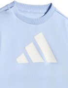 adidas Sportswear Спортен екип с лого Бял/Пастелносин