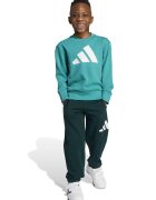 adidas Sportswear Спортен екип с лого - Бял/Зелен