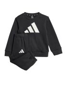 adidas Sportswear Спортен екип с лого Черен/Бял