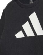 adidas Sportswear Спортен екип с лого Черен/Бял