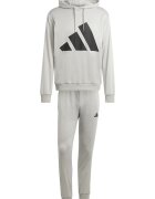 adidas Sportswear Спортен екип с лого Черен/Сив меланж