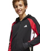 adidas Sportswear Спортен екип с лого Червен/Бял/Избеляло черно
