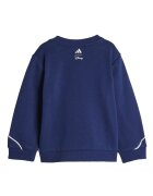adidas Sportswear Спортен екип с лого и принт Тъмносин/Мандарина